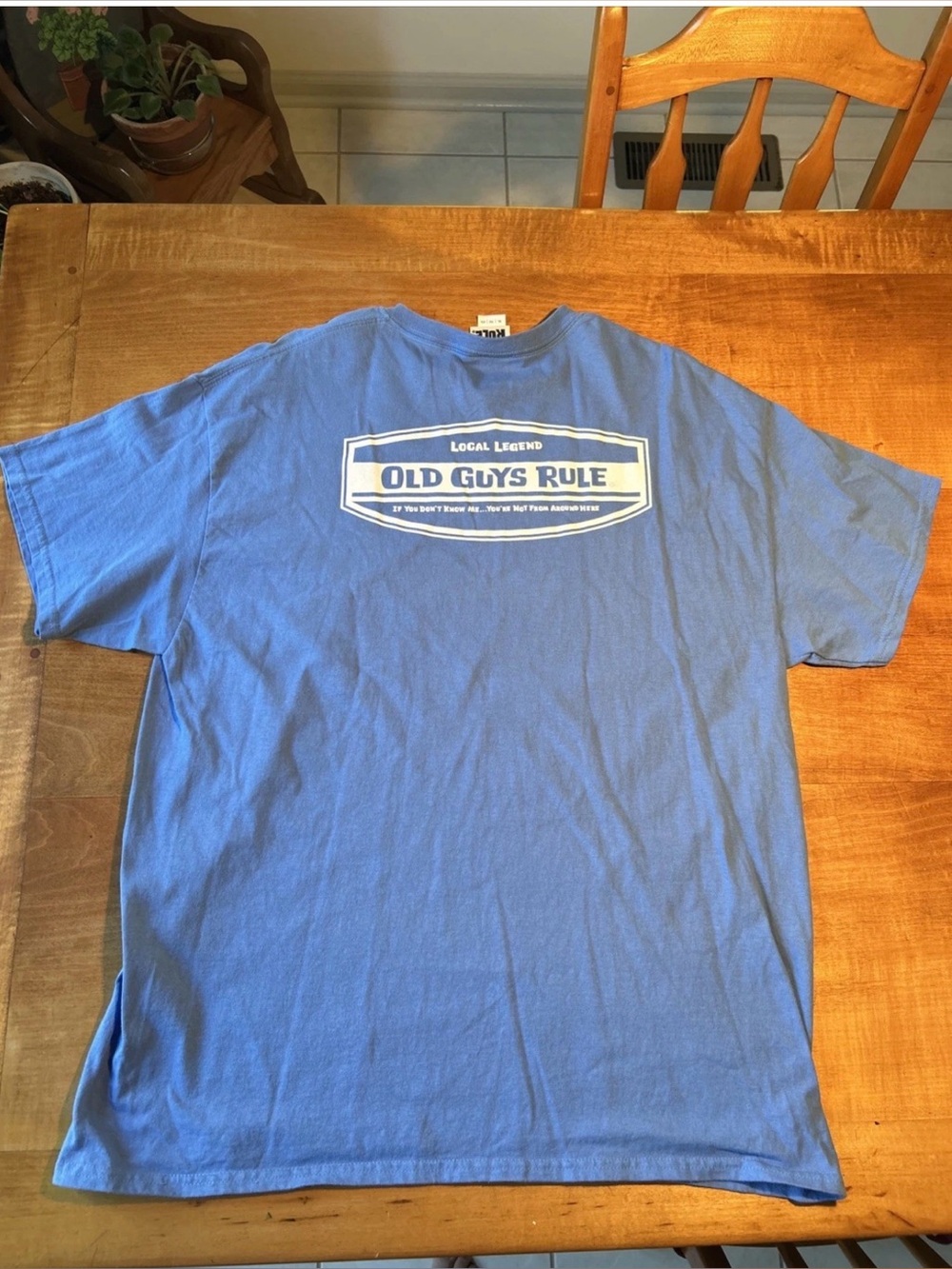 Old Guys Rule Men's Short-Sleeve Crew Tee - Blue
